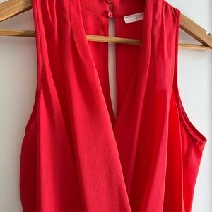 Lush Bodysuit in Poppy Red NWT